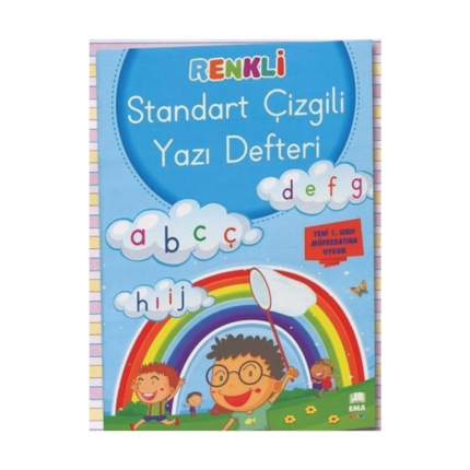 Yazı Defteri Standart Kılavuz Çizgili Büyük Boy Yeni - Ema Çocuk