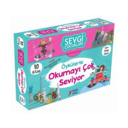 Sevgi Çocukları Öykülerle Okumayı Çok Seviyor Seti (10 Kitap)
