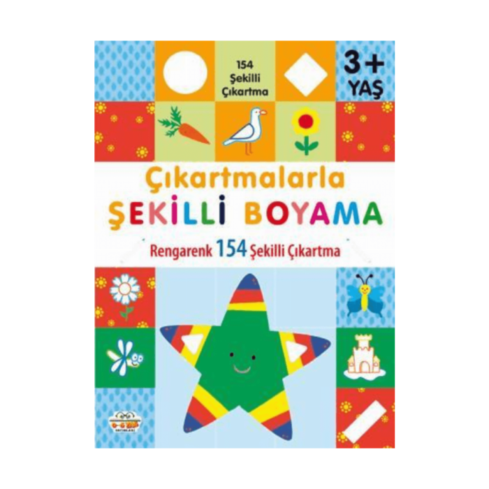 Çıkartmalarla Şekilli Boyama 3 Yaş Üstü - Görsel 1