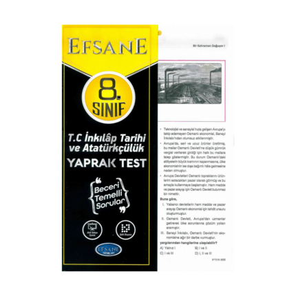 8. Sınıf İnkılap Tarihi Ve Atatürkçülük Yaprak Test