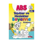 Abs Taşıtlar Ve Meslekler Boyama Kitabım 4 - 6 Yaş