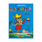 Stickerli Kalın Boyama - Mavi