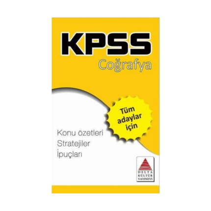 Kpss Lisans Coğrafya Strateji Kartları