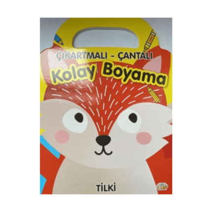 Tilki - Çıkartmalı-Çantalı Kolay Boyama