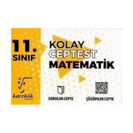 11. Sınıf Matematik Cep Test Kolay