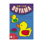 Rengarenk Boyama Mavi Kitap 4 + Yaş