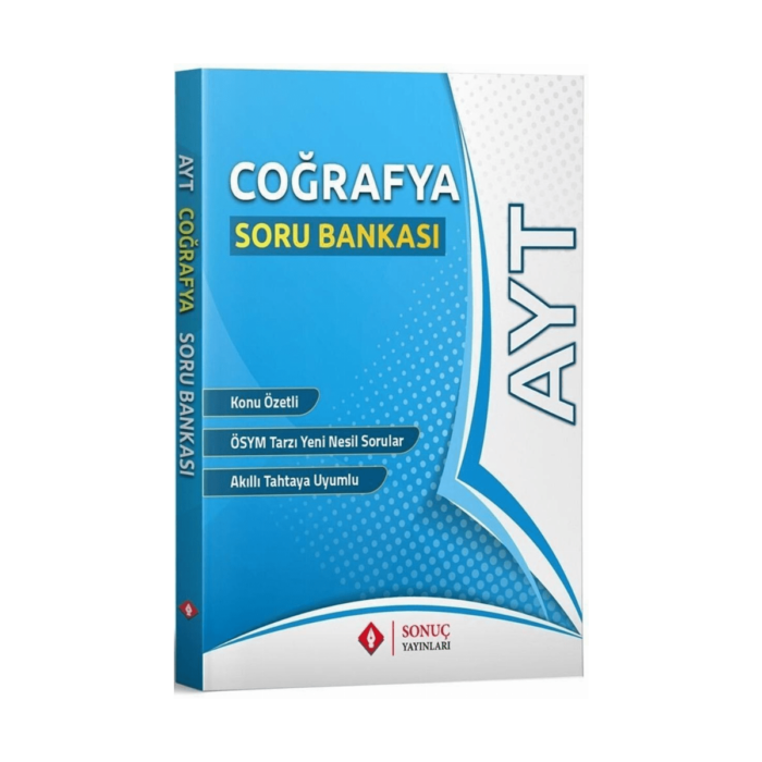 Yks Ayt Coğrafya Soru Bankası - Sonuç Yayınları - Görsel 1
