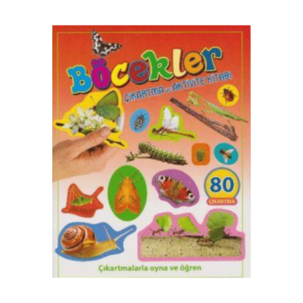 Böcekler Çıkartma Ve Aktivite Kitabı