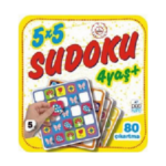 5 X 5 Çıkartmalı Sudoku 5 - +4 Yaş