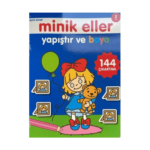 Minik Eller Yapıştır Ve Boya - Mavi Kitap