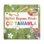 Eğitici Kalın Boyama Kitabı Çiz Tamamla