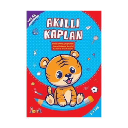 Akıllı Kaplan - Yaz Sil 2-4 Yaş
