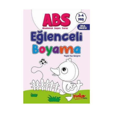 Abs Eğlenceli Boyama Küçük Kas Gelişimi 3 - 4 Yaş