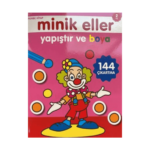 Minik Eller Yapıştır Ve Boya - Pembe Kitap