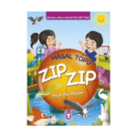 Masal Topu Zıp Zıp - Masallarla Karakter Eğitimi (Fleksi Cilt)
