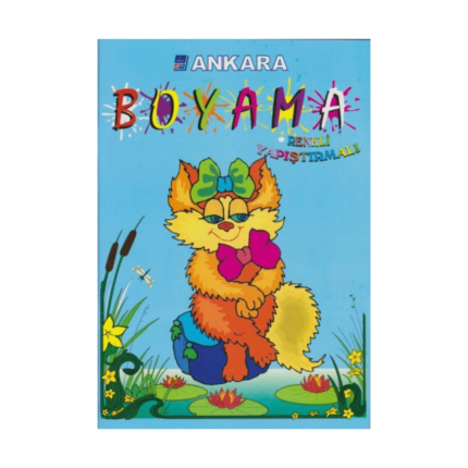 Stickerli Kalın Boyama - Açık Mavi