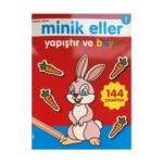 Minik Eller Yapıştır Ve Boya - Kırmızı Kitap