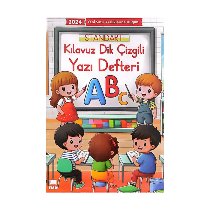 Yazı Defteri Standart Kılavuz Dik Çizgili Büyük Boy Yeni - Ema Çocuk - Görsel 1