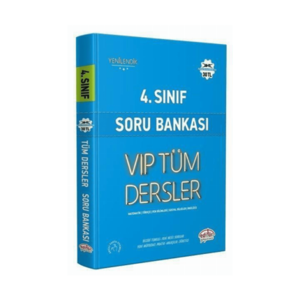 4. Sınıf Tüm Dersler Soru Bankası Vip Mavi
