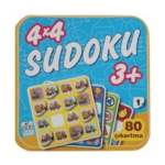 4 X 4 Çıkartmalı Sudoku 1 - +3 Yaş