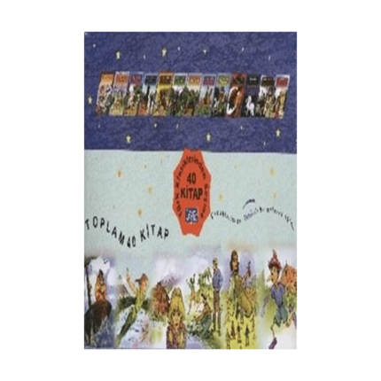 100 Temel Eser İlköğretim 40 Kitap Kutulu 6 - 7 - 8 Sınıf