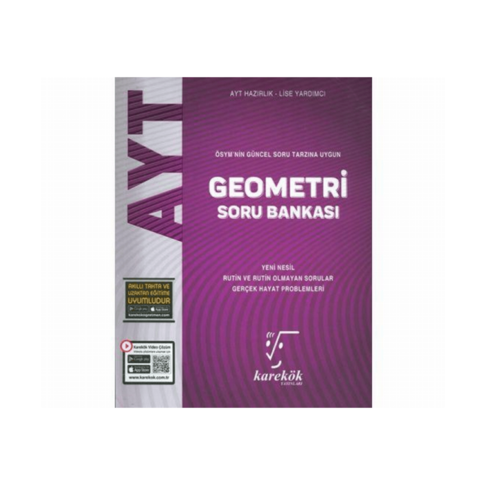 Yks Ayt Geometri Soru Bankası - Karekök Yayınları - Görsel 1