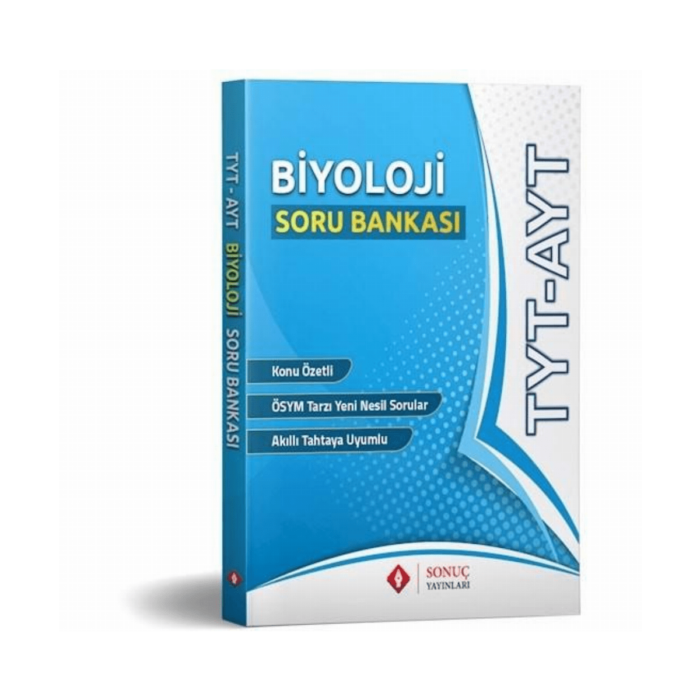 Yks Tyt Ayt Biyoloji Soru Bankası - Sonuç Yayınları - Görsel 1