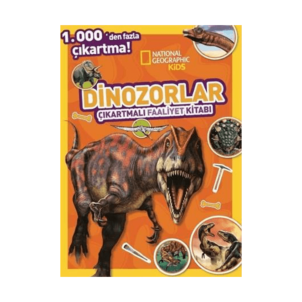 National Geographic Kids Dinozorlar Çıkartmalı Faaliyet Kitabı