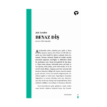 Beyaz Diş - Turkuvaz Kitap