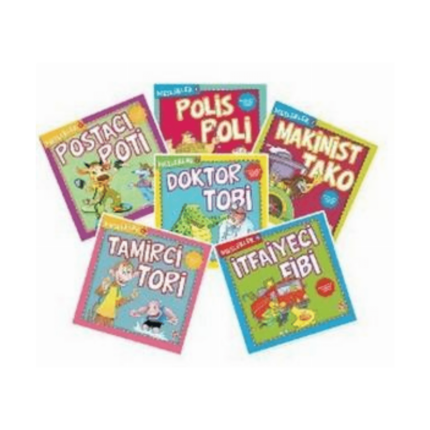 Meslekler Set - (6 Kitap)