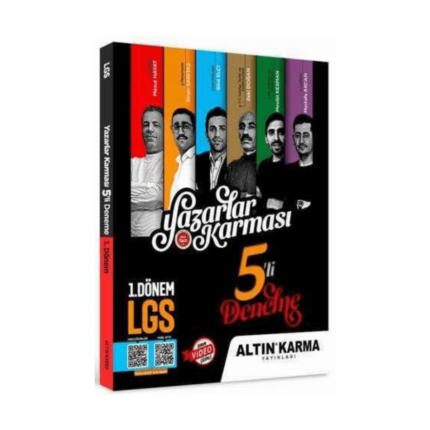 8. Sınıf Lgs Yazarlar Karması 5`Li Deneme 1. Dönem