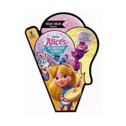 Disney Alicein Harikalar Pastanesi Külah Külah Boyama