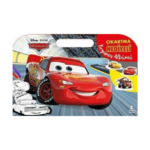 Disney Arabalar Çıkartma Hediyeli Boyama Albümü