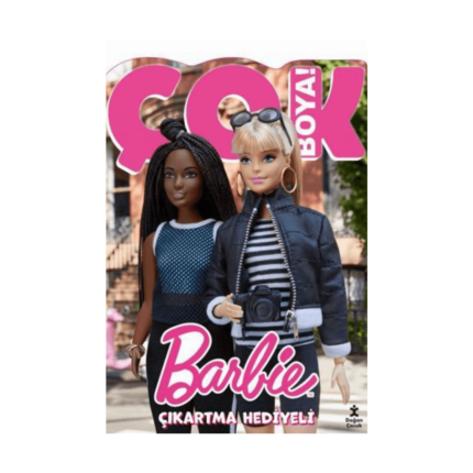 Barbie Çok Boya Çıkartmalı Dev Boyama Kitabı