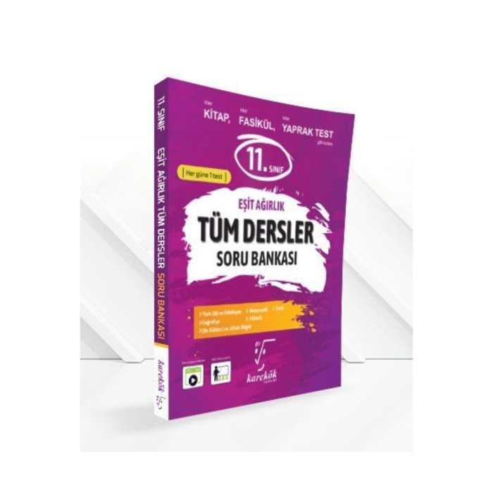 11. Sınıf Tüm Dersler Eşit Ağırlık Soru Bankası - Görsel 1