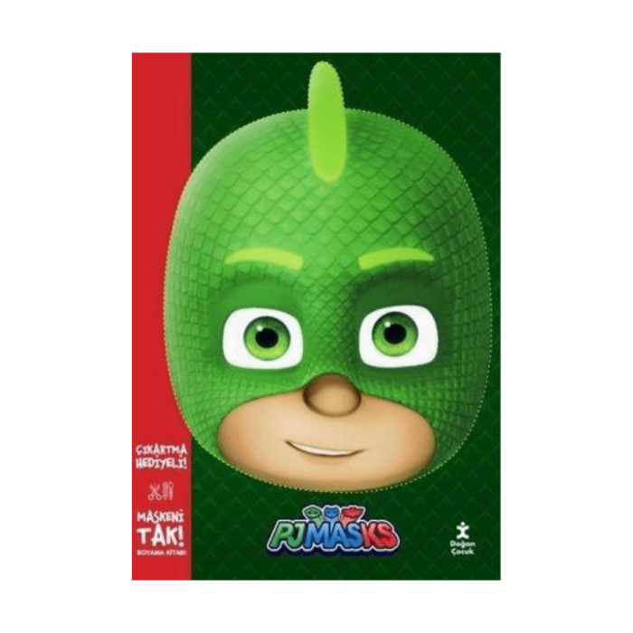 Maskeni Tak - Pjmasks Kertenkele - Çocuk Boyama Kitabı - Görsel 1