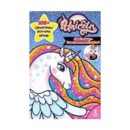 I Love Unicorn 100+ Çıkartma Hediyeli Boyama Kitabı