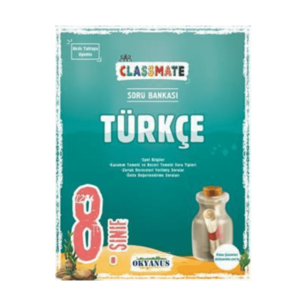 8. Sınıf Türkçe Soru Bankası Classmate ( İadesizdir )