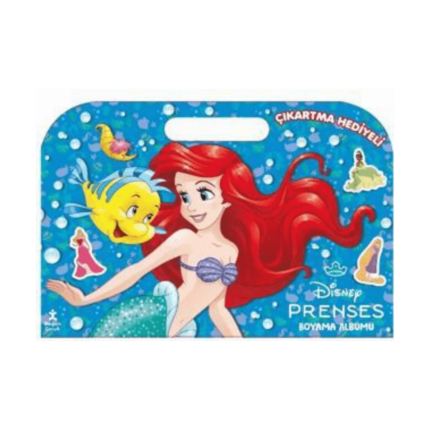 Disney Prenses Çıkartma Hediyeli Boyama Albümü