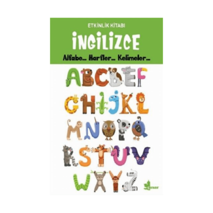 İngilizce Alfabe Harfler Kelimeler Etkinlik Kitabı