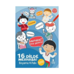 16 Dilde Merhaba Boyama Kitabı