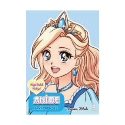 Anime Mavi Prenses Boyama Kitabı