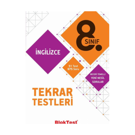 8. Sınıf İngilizce Tekrar Testleri