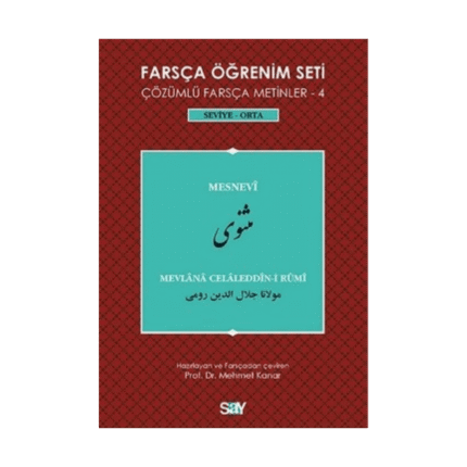 Farsça Öğrenim Seti / Çözümlü Farsça Metinler - 4 Seviye - Orta