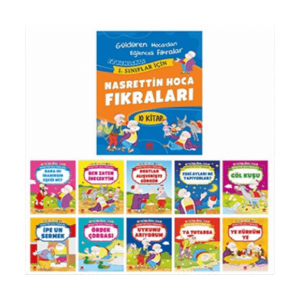 Nasrettin Hoca Fıkraları (10 Kitap) - Ema Yayınları
