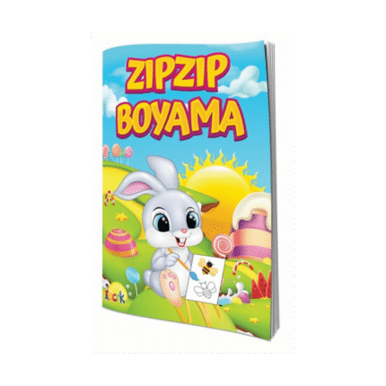 Zıp Zıp Boyama -Kalın Boyama- Bıcırık Yayınları