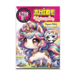 Anime Unicornlar Boyama Kitabı