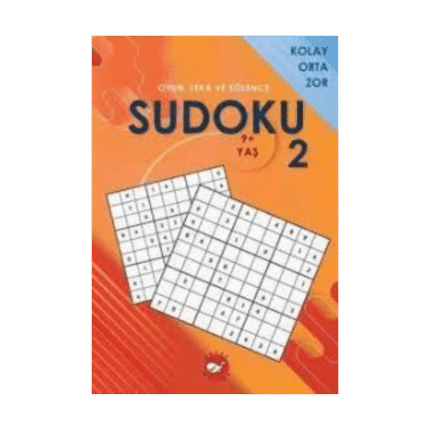 Oyun Zeka Ve Eğlence Sudoku 02 (9 Yaş) - Beyaz Balina Yayınları