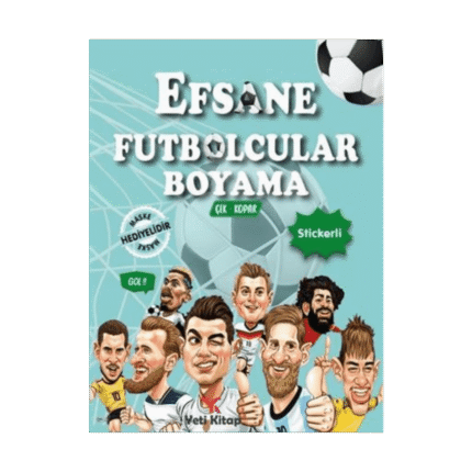 Efsane Futbolcular Boyama Kitabı