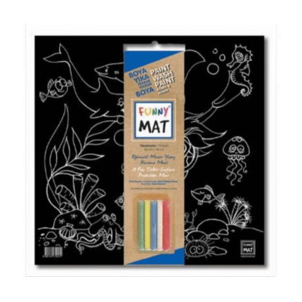 Funny Mat - Black Okyanus (Tebeşirli )